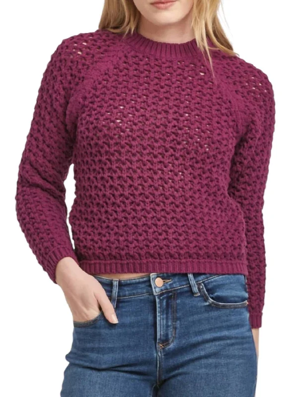 Sarafina Sweater In Purple