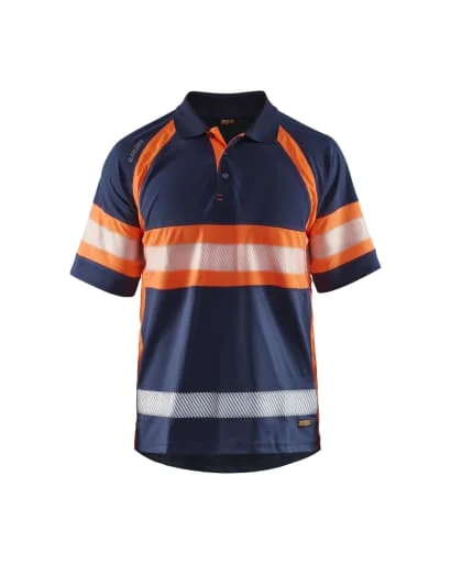 Navy blue/orange