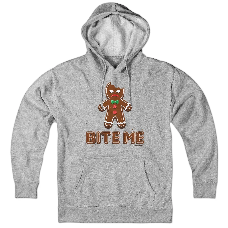 Bite Me Gingerbread Man Hoodie