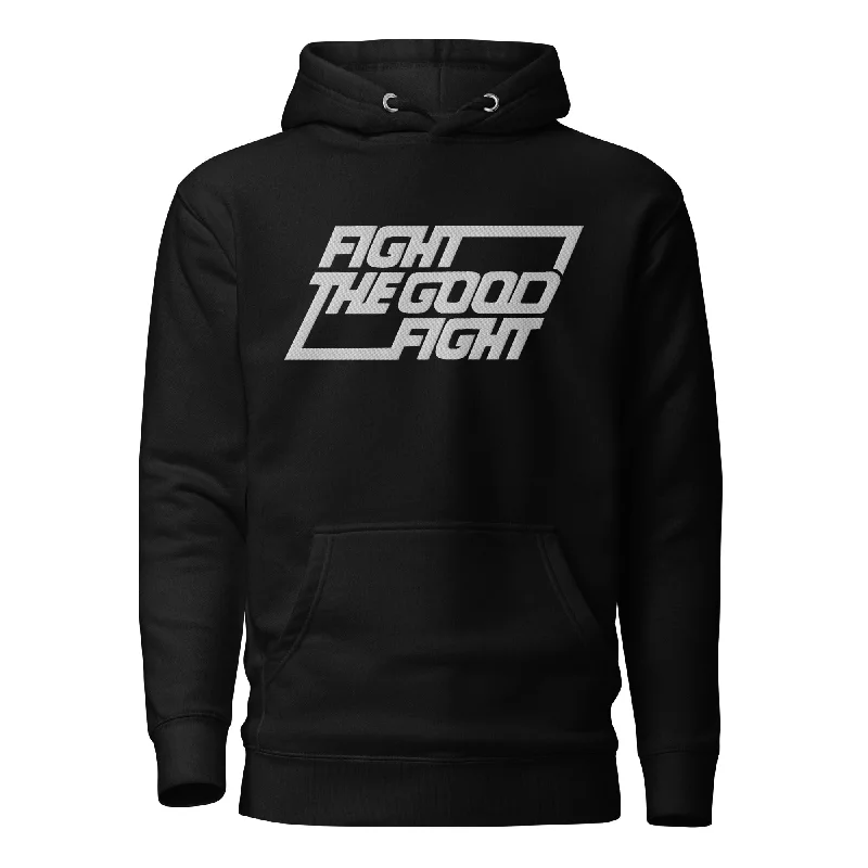 Fight the Good Fight Embroidered Hoodie