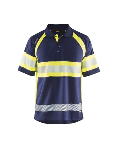 High Visibility Wicking Polo Shirt by Blaklader 3338- Class 1 Certified