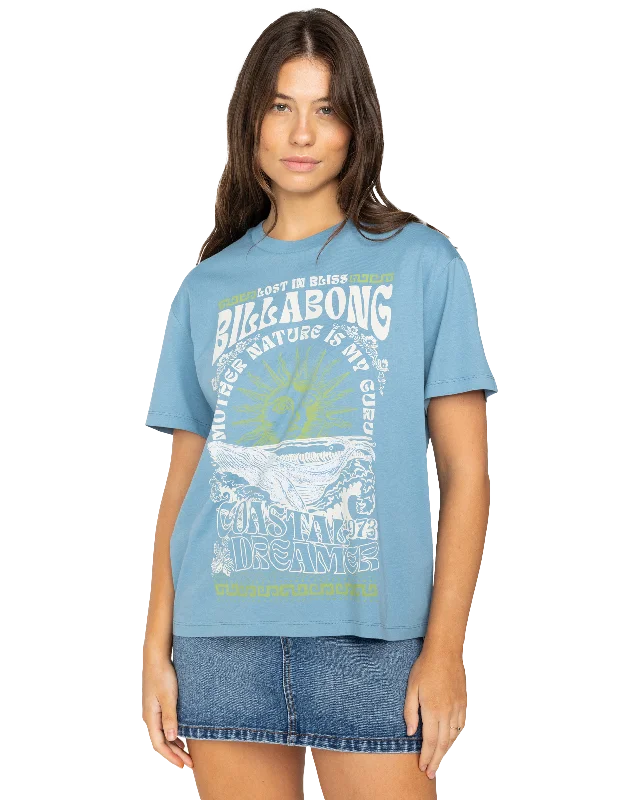 Lost In Bliss T-Shirt in Blue Shadow