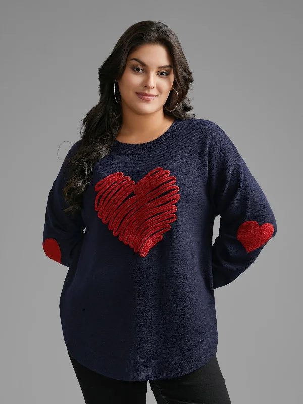 Supersoft Heart Pattern Cardigan