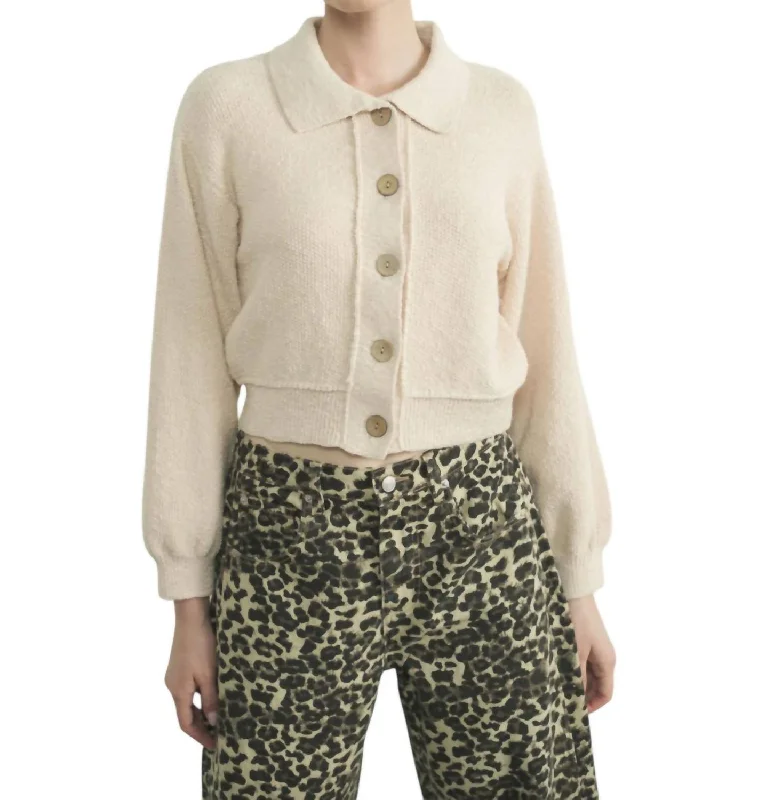 Dorothea Cardigan In Beige