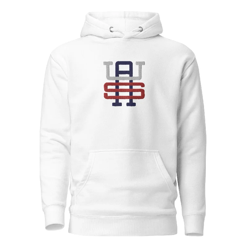 USA Monogram Embroidered Unisex Hoodie