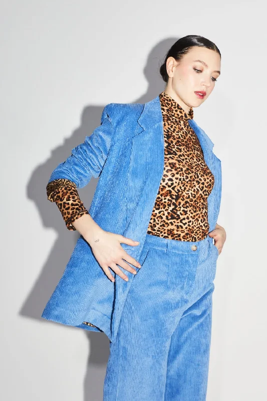 Imprevu Ema Blazer In Vintage Blue