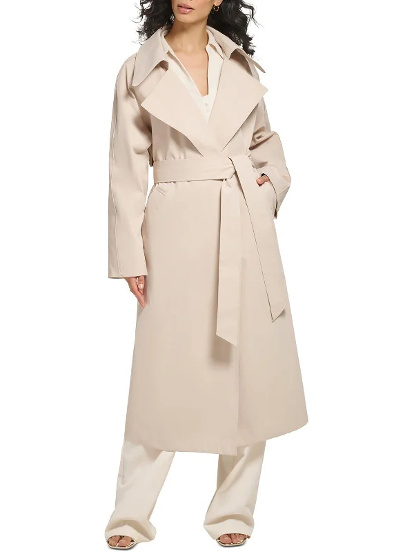 Womens Oversized Polyester Long Coat