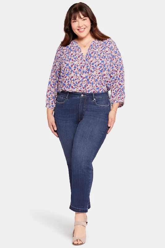 Marilyn Straight Ankle Jeans In Plus Size - Wonderland