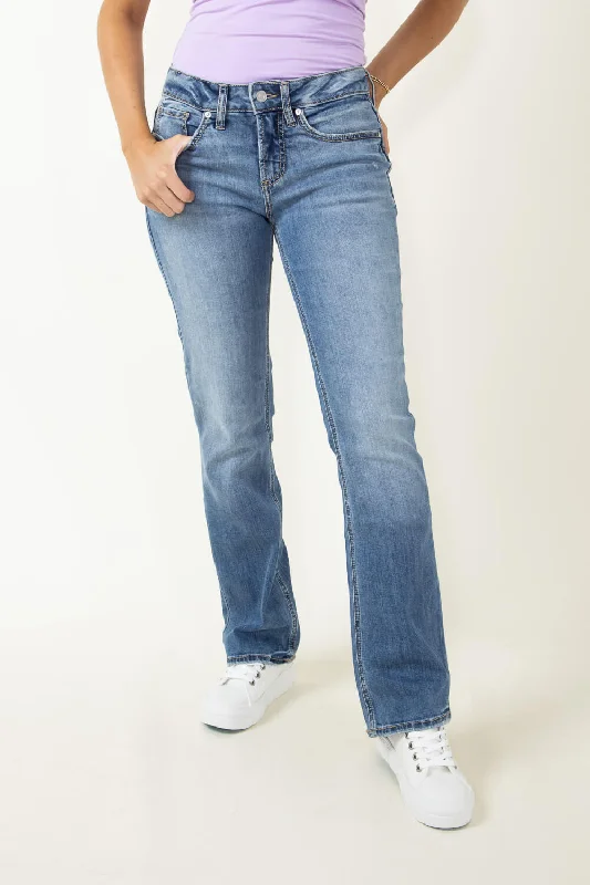 Silver Jeans Suki Luxe Stretch Slim Bootcut Jeans for Women | L93616CVS253