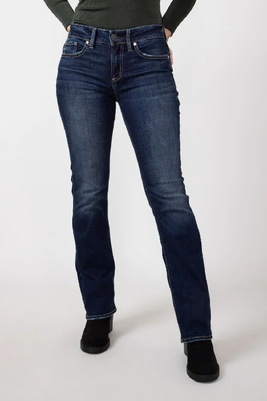 Silver Jeans Mid Rise Suki Slim Bootcut Jeans for Women | L93616CVS421