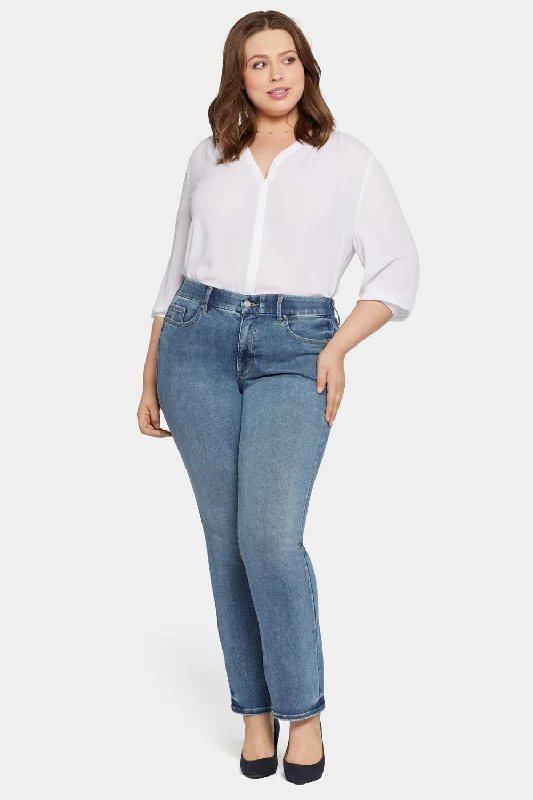 Waist-Match™ Marilyn Straight Jeans In Plus Size - Romance