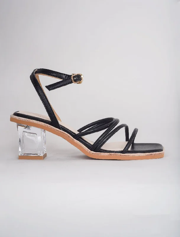 Ms. Glamour Sandal, Black