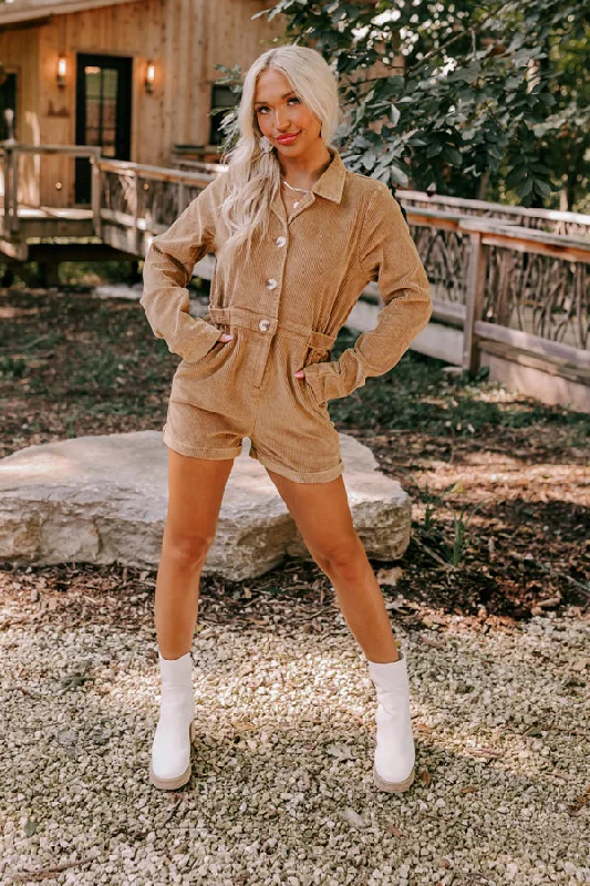 Dream On Corduroy Romper