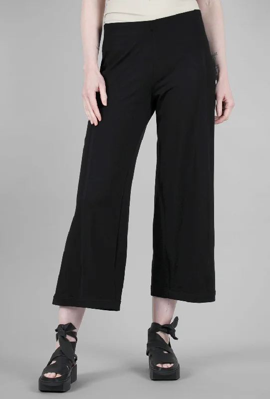 French Terry Darlene Pants, Black