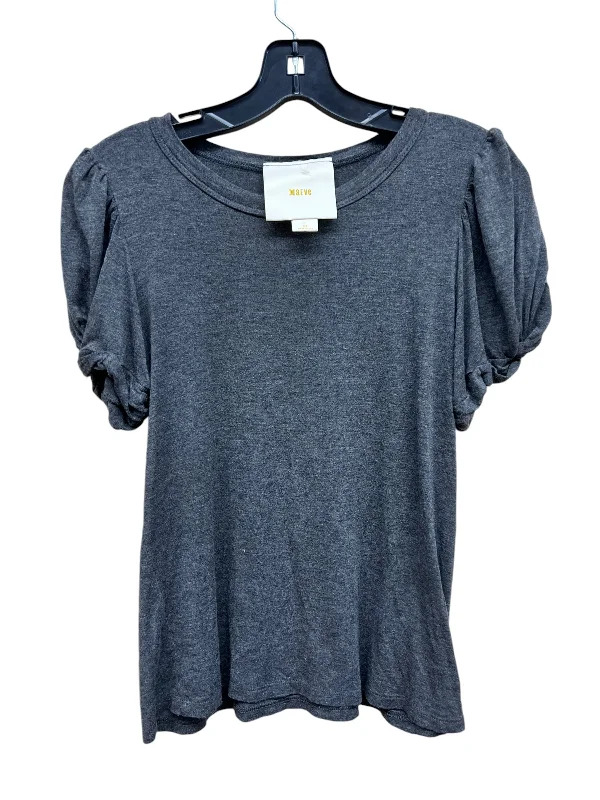 Top Short Sleeve By Maeve In Grey, Size: Xs