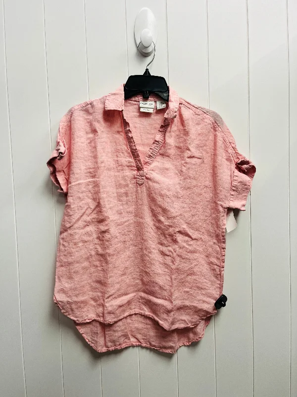 Top Short Sleeve By Rachel Zoe In Pink, Size: Xs