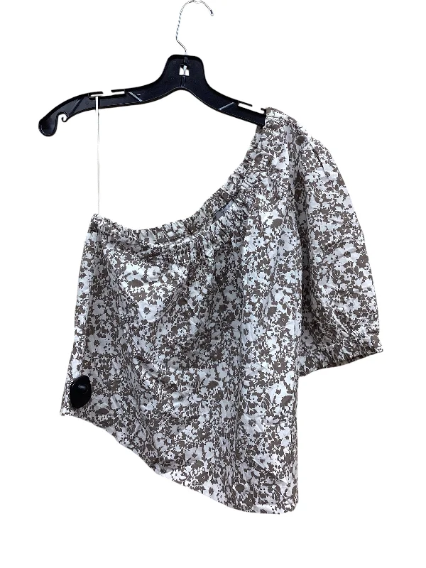 Top Short Sleeve By Rails In Floral Print, Size: Xl