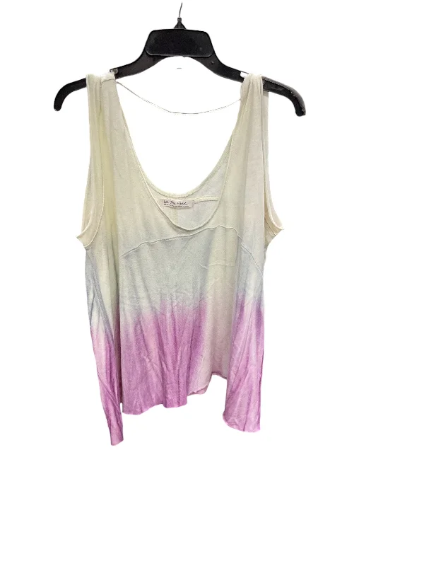 Top Short Sleeve By We The Free In Tie Dye Print, Size: L