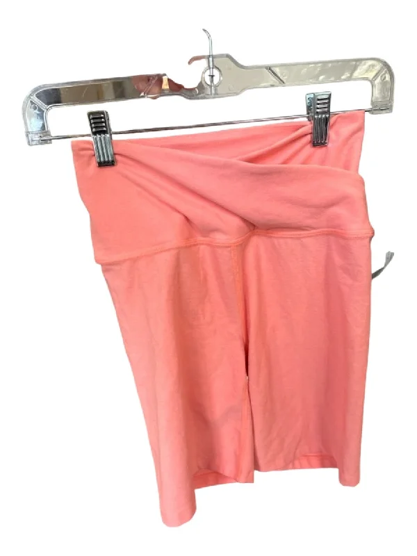 Beyond Yoga Size S Peach High Waist Bike Short Athletic Shorts