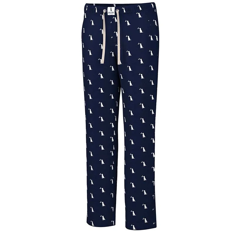 Men's Dog and Moon Pajama Pants