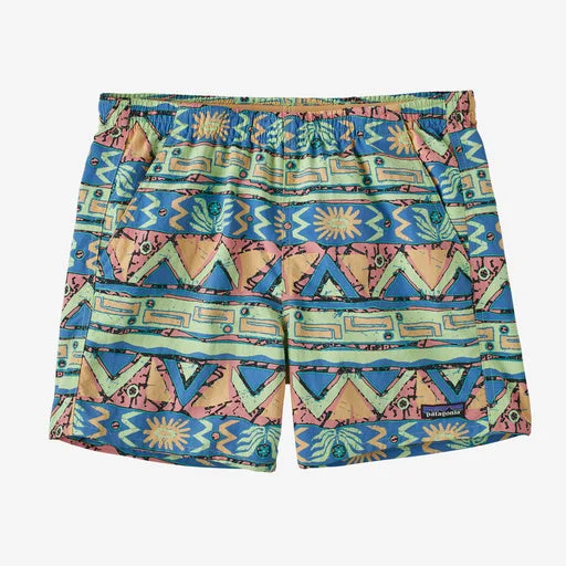 Patagonia Women's Baggies™ Shorts - 5" - High Hopes Geo: Salamander Green